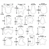 Bakformar 16 datorer/set rostfritt stål jul kexskärare set pepparkakor man träd snöflinga kakmögel stämpel 221122