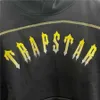 Hoodies 2023fw trapstar londres amarelo gradiente bordado homens mulher pullovers velo com capuz y2211