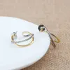 Do geometrycznego projektanta biżuterii Modna kolczyki Kolczyki Charm Women Hoop Pattern 18k Gold Classic Biżuter