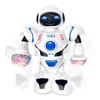 RC Robot Mini Dancing Con Led Light Music Fun Elettrico Educativo Intelligent Walking ic Compleanno Christma Regalo Bambini per giocattolo 221122
