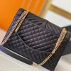 7A designer bags handbag tote bag women cross body black calfskin classic diagonal stripes quilted chains medium Loulou Cloud Envelope Bag 31cm