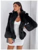 Women's Fur Women's Leather Coat Faux Mink Jacket Imitation Mid-Length Integrated