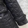 Women Parkas Designer Wysoka wersja damska kurtka Trójkąt haftowy długi płaszcz parka zimowy ciepły wiatrobak damski płaszcze 4gr5