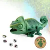 Elektrische RC -dieren Remote Control Chameleon speelgoed Realistisch dier infrarood RC Fake Toys Electric Party Gunsten Levering 221122