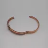 Bracciale americano ornamento di moda in acciaio inossidabile singola fila braccialetto di diamanti gioielli in oro rosa trifoglio Titanium295e