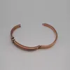 Bangle American Fashion Ornament Stoli nierdzewna pojedyncza bransoletka Bransoletka biżuteria Rose Gold Clover Titanium3474