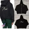 Hoodies mit Reißverschluss, Strickjacke, Jacken, mit Buchstaben besticktes Sweatshirt für Männer und Frauen