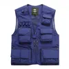 Men's Vests Multi-pocket Mesh Men Plus Size 7XL Summer Breathable Mens Pography Waistcoat Quick Dry Fishing Brand Colete Mascul 221122