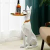 Nordic Decoration Home Figurine DogPallets StatuesCreative Living Room Sculpture Large Landing Dog Statue NordicStyle Decoration H220408