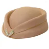 Berretti 449B Hostess Cappello Berretto Donne Air Hostess Partito Cosplay Formale Uniforme Caps Accessori Cappelli Costume