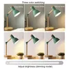 Table Lamps Nordic Wooden Folding Night Lights Simple Desk Lamp Eye Protection Reading 3 Light Colors Energy Saving