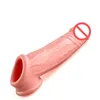 L12 장난감 대량 매스 섹스 성인 음경 익스텐더 확대 남성을위한 재사용 가능한 음경 소매 확장 수탉 반지 지연 커플 제품