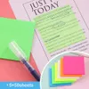 Notes 250PCS Waterproof Transparent Sticky Memo Pad 50 Sheets Stickers Daily To Do List Note Paper for Student Office Stationery 221122