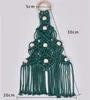 30x30x20cm Decorazioni natalizie Cotton Tree Christmas Tree Pendants Verde Blue Bianco Camera da letto Audio fatti a mano Decorazione della parete della porta fatta a mano per aria A12