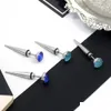 Stud Punctured Punk Stainless Steel Stud Earrings Opal Studs Ear Rings Women Mens Fashion Jewelry Gift Drop Delivery Dh50D