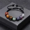 Charm Bracelets Fashion Natural Tiger's Eye Old Topaz Agate Color Beaded Bracelet Men And Women Braided Crystal