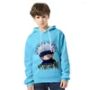 Sweats à capuche pour hommes Jujutsu Kaisen Anime Cartoon Sweat à capuche Adolescent Garçons Filles Pullover 3D Kawaii Mignon Harajuku Cosplay Costume