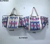 Designer Bag Fashion Canvas 2022 Wave Weave Woman Tote Bag HerringBone Stor axel färgglad med handtag strandpåsar