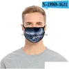 Designer masker tv￤ttbar mascarilla ￥teranv￤ndbar andningsskydd dammt￤t ansikte maskerar science fiction utskrift adt barn ￶ron h￤ngande typ dhurc