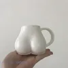 Mugs Creative Ceramic Mug Milk Taste Butt Body Shape Nude Lovely Cup Handle Design Desktop Storage Home Decoration Coffee Cups 221122