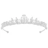 Luxury Crystal Wedding Crowns and Tiaras for Women Flower Tiaras Headpiece Bridal Hair Accessories F￶delsedagsfest