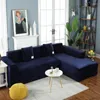 Housses de chaise en velours résistant aux taches 1 pièce housse de canapé pour fauteuil sectionnel Chaise longue besoin de commander 2 pièces