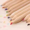 12 Colors Painting Pencil Students Art Sketch Drawing Pencil Kraft Paper Canister Colorful Pen Children Drawings Supplies BH7994 TYJ