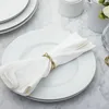 Serviette de table élégant Satin élégant décoratif lavable El café salle à manger tissu mouchoir décor de mariage