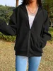 Kurtki damskie brązowe fioletowe czarne bluza z kapturem z kapturem zimowa kurtka górna mostka z kapturem retro kieszanka kieszająca ubrania długie rękaw 221122