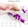 Anime G Spot Masturbator 7frequency Vibration Telescopic Tongue Vibrator Heating Clit Stimulator Masturbator Massage Stick for2532324211