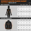 Femmes Vestes Polaire Veste Chauffante avec Batterie Vêtements D'hiver Chaud Léger Full Zipper Doux Pull Manteau Femme À Capuche 221122