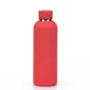 500 ml Colore en acier inoxydable bouteille d'eau grande capacité mate mateuse thermique portable portable double paroi à double vide isolées bouteilles de consommation de vide 37 couleurs