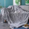 Coprisedie Copridivano Grigio Antiscivolo In Morbido Cotone Antiacaro Coperta Asciugamano Con Nappa Cuscino A Maglia Spessa Divano 130x180cm