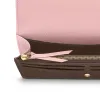 Lvity Leder Brieftasche für Frauen mehrfarbige Kartenhalterin Womenens Tasche Klassiker Reißverschluss Pocket M41938 60136 Geldbörsen Original Box LB269S
