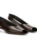 Sandalias Mujer Zapatos 2022 Verano Cuero Color sólido Tacón bajo Cómodo Boca de pescado Casual