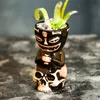 أكواب Tiki Ceramic Hawaiian Luau Party Drinkware لطيف كوكتيلات غريبة بار 221122