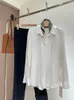 Blouzen voor dames pure zijden blouse klassiek ontwerp 22 mama mulberry kantoor dame shirt met lange mouwen vaste stoffen elegante zakelijke top
