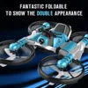 Car Electric RC Car 2 4G Remote Control Deformed Motorcycle High Definition Camera Aerial P ography Drone 2 In 1 Folding Quadcopter 22