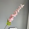 wedding decoration flowers long stem delphinium artificial flower for outdoor tall vase home garden wedding centerpiece arrangement decor