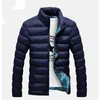 Erkek Ceketler Kış Parka Sonbahar Sıcak Out Giyim Markası İnce S Palto Sıradan Windbreaker Kapitone M-6XL 221122