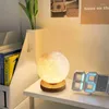 Bordslampor Creative Moon LED G9 Lamp för sovrummet sovrum vardagsrum pla atmosfär lyxdekor natt