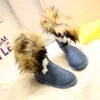 Stivaletti Nuovi stivali da neve invernali Scarpe da donna per capelli in cotone a tubo medio da donna 221109