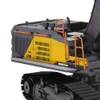 Electric RC Car Huina 1592 1 14 22ch Excavator Construction Truck Gift Toys Alloy Metal Vehicle Model Engineering Remote Control RC 221122