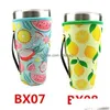 Drinkware handvat Drinkware Handle 10 Stylesneopreen Tumbler Holder ER -tassen 30 oz herbruikbare Geoordeelde mouwtas Koffie mokken over zee 762 Dhwoz