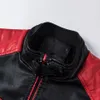 メンズレザーフェイクucrazy冬のカジュアルモータースプライスされたジャケットコート秋のファッションバイカービンテージウォーム221122
