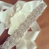 Riemen jlzsxy luxe strass bruids vleugelgordel kristal met lint satijnen trouwjurk