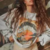 Women's Hoodies Autumn Woman's Oversize Female Loose Cotton Long Sleeve Sweatshirts Fashion Vintage Painting Printing Pullover Tops