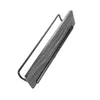 Badtillbehör Set Black Aluminium Marble Badrumstillbehör Handduk/Barpapper/toalettborste Holder Corner Shelf Luxury Hardware