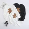 Familie matching outfits kleding winter herfst trui cartoon beer vader zoon moeder moeder dochter lange mouwen shirt baby verjaardag 221122