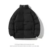 Heren Down Parkas Streetwear Harajuku Warm Winterjas Solid Color Casual Parka Stand Kraag Mode Oversized Womens Jacket 221122